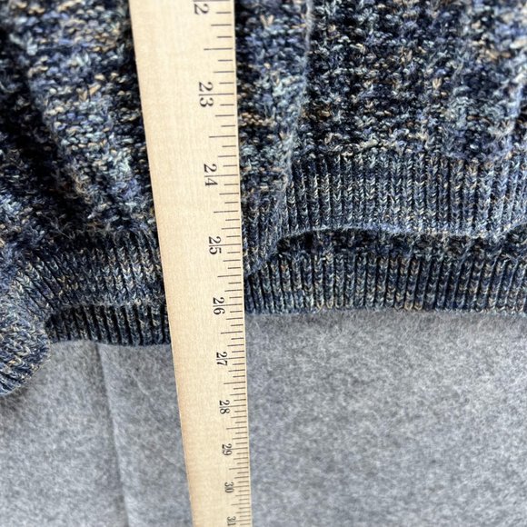 Fieldmaster Sweater Men Large Gray Pullover Sweatshirt USA Knitted Heather - Picture 6 of 11